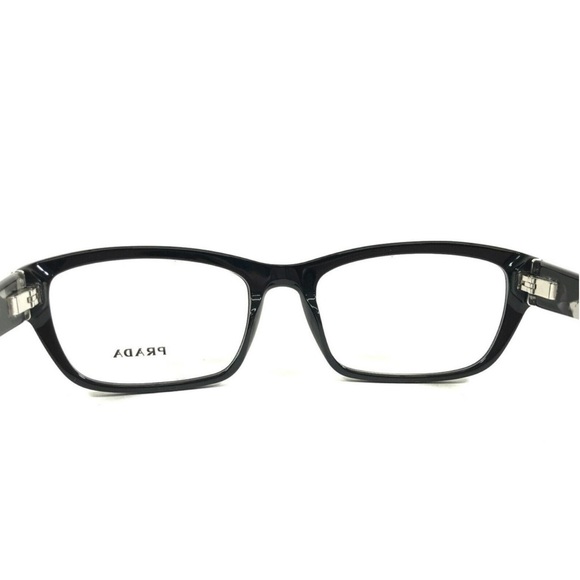 Prada Eyeglasses Black Tortoise Rectangular NEW - Picture 9 of 13